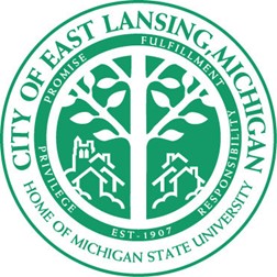 City of East Lansing Seal. Home of Michigan State University. Visit website.